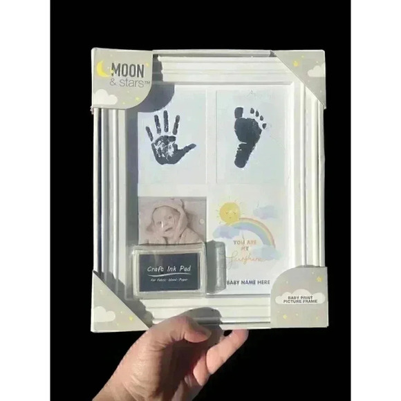 Baby print picture frame NEW - Picture 1 of 1